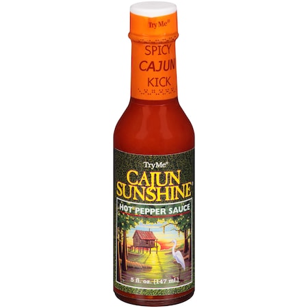 5 Oz. Bottle Try Me Cajun Sunshine Sauce, PK6